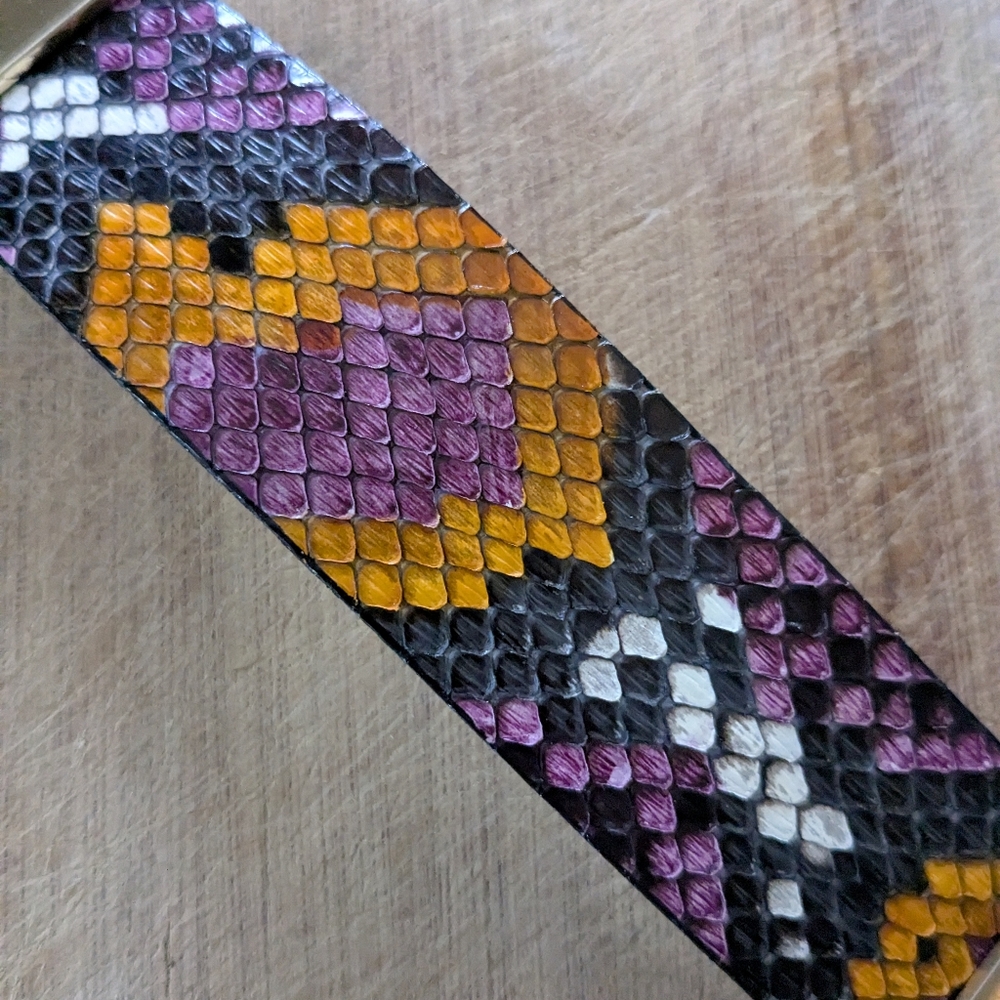 Leighelena Multicolor Python Wide Cuff - Picture 8 of 14